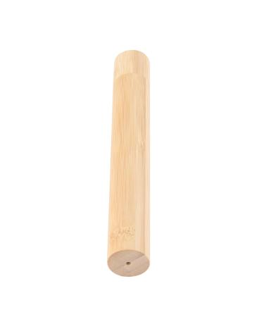Bamboo Toothbrush Holder Travel Box with Lid Made of Natural Antimicrobial Material for Adults
