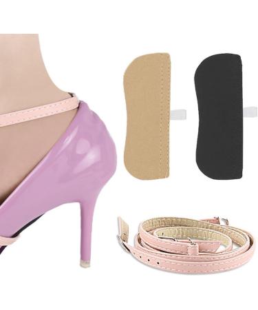 4 Pairs Anti-Wear Heel Grips & Cushions - Sticky Adhesive Pads for Loose High Heels | Comfort & Support - Buy Online on GoSupps.com