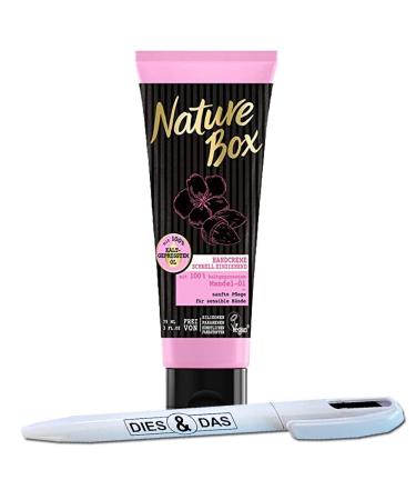 Nature Box hand cream with cold-pressed almond oil 75ml + DIES&DAS ballpoint pen worth 2.90