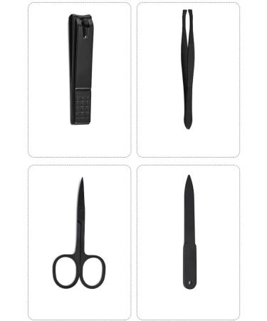 Manicure Kit Nail Clipper Set Stainless Steel Nail 4-Piece Portable Human Care Kit Set Suitable for Family Outdoor Travel Best Gift Nail Clippers Kit (Color : A) - Buy Online on GoSupps.com