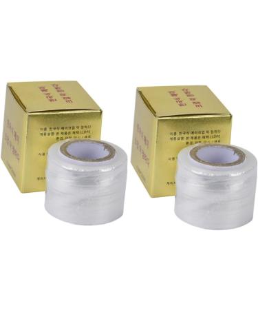 NOLITOY 2pcs Tape Disposable Eyebrow Cover Supplies Makeup Clear Film Plastic Permanent Semipermanent - Buy Online on GoSupps.com