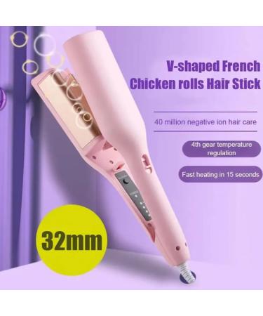 Buy Deep Wave Hair Curler - Fast Heating Electric Curling Iron with 4 Adjustable Temperatures - Perfect Long-Lasting Styling Tool for International Shipping - Buy Online on GoSupps.com