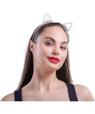 Womens Headband Kids Hair Ties Children Hair Hoop Cartoon Headband Cat Hairband Scrunchies for Women Cat Cosplay Headband Christmas Hairband Party Headband Animal Ear Women's picture 1 - Buy Online on GoSupps.com