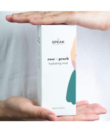 Rose + Peach Hydrating Mist | Hydrate Soften & Calm Sensitive Skin | Natural Ingredients | 30ml - Buy Online on GoSupps.com