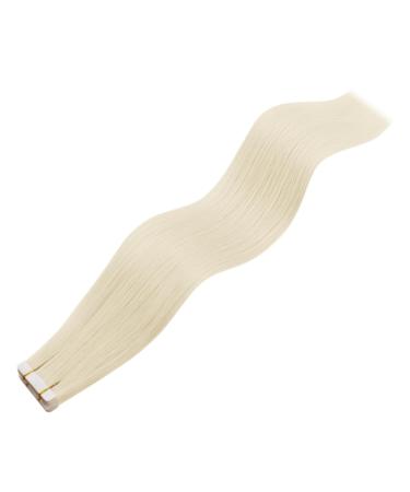 Youngsee 50cm Blonde Real Hair Tape Extensions - Virgin Remy Hair - 5pcs #1000 - Smooth & Seamless - Buy Online on GoSupps.com
