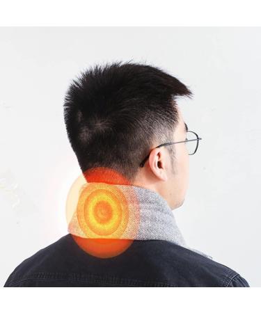 Buy Asudaro Electrically Heated Scarf - USB Neck Warmer with 3 Heating Levels & Massage - Perfect for Running Skiing Cycling | Gray - Buy Online on GoSupps.com