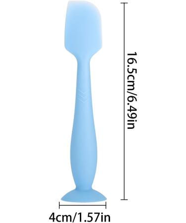 Baby Diaper Cream Spatula - Nappy Rash Cream Applicator - Baby Butt Spatula With Suction Cup | For Butt Paste Diaper Cream Newborn Baby Sky Blue - Buy Online on GoSupps.com