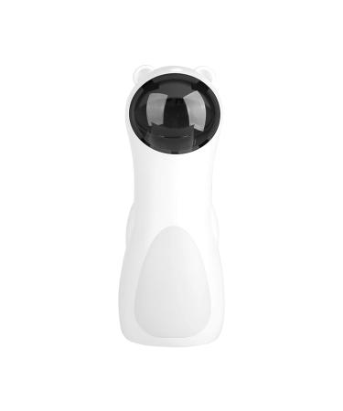 Hylotele cat pointer Cat Toy Automatic Rotating Pointer for Cats USB/Battery Charging Operated Pet Training Exercise Chaser Tool with 5 Adjustable Modes (White)