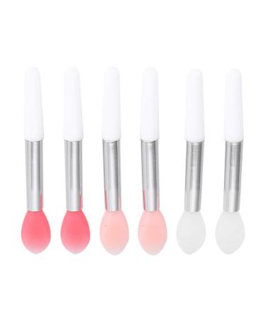 FRCOLOR Silicone Lip Brush Set - 6 PCS Single Head Lip Balm & Oil Applicator - Essential Makeup Brush for Smooth Application - Buy Online on GoSupps.com