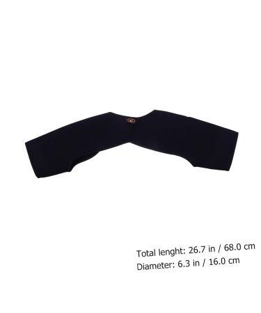 Warm Double Shoulder Support Brace - Heated Shoulder Pads for Men | Fitness Stabilizer Protector - Buy Online on GoSupps.com