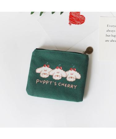 Mobeon 3 PCs Cute Women's Bandages & Tampon Organizer - Puppy Motif Pocket Storage Bag with Zippers | Period Essentials - Buy Online on GoSupps.com