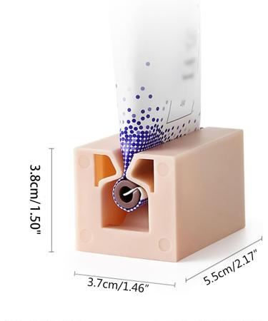 Toothpaste Squeezer Plastic Rolling Tube Toothpaste Dispenser Rotate Toothpaste for Seat Holder Stand Toothpaste Roller Toothpaste Holder Stand - Buy Online on GoSupps.com