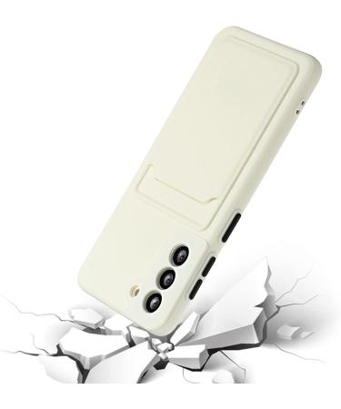 Tivenfezk Nadoli Ultra Thin Silicone Case for Samsung Galaxy A34 5G - Shockproof Scratch-Resistant Wallet TPU Cover with Credit Card Holder - White - Buy Online on GoSupps.com