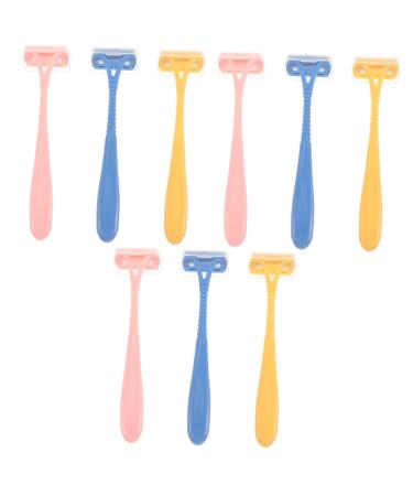 minkissy 9Pcs Manual Hair Removal Knife Hair Removal For Women Hair Trimmer For Bikini Line Leg Hair Razor Manual Shaver For Body Shaper Travel Disposable Abs