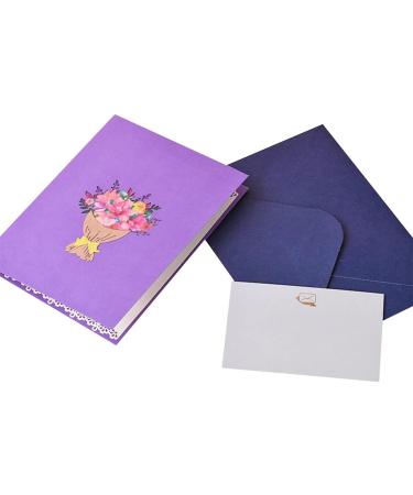 KieTeiiK 3D Pop-Up Magnolia Greeting Card For Birthday Teachers' Day Mother's Day Wedding Party Anniversary With Envelope Greeting Card With Envelope - Buy Online on GoSupps.com