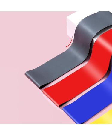 Eco-Friendly Yoga Resistance Bands Set | TPE Exercise Bands for Strength Training & Physical Therapy | Colorful Gym Workout Equipment - Buy Online on GoSupps.com