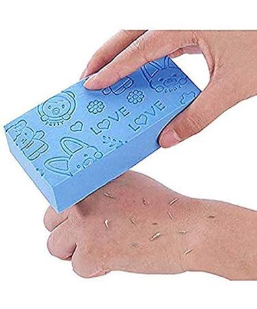 Ultra Soft Exfoliating Baby Bath Sponge Brush for Women, Men, Kids - Green - Buy Online on GoSupps.com