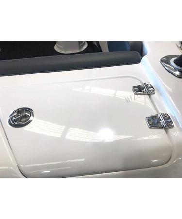 Marine Heavy Duty 316 Stainless Steel Shortside Offset Hinges 1-1/2 x 2-1/4 - Pair - Buy Online on GoSupps.com
