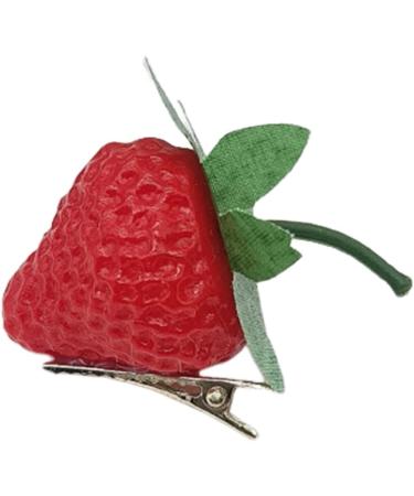 hgnxa Imitation Strawberry Hair Clip Lovely Strawberry Style Side Clip for Girl Hair Clip Realistic Strawberry 5 - Buy Online on GoSupps.com