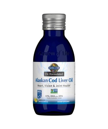 Garden of Life Dr. Formulated Alaskan Cod Liver Oil Lemon 6.76 fl oz (200 ml)