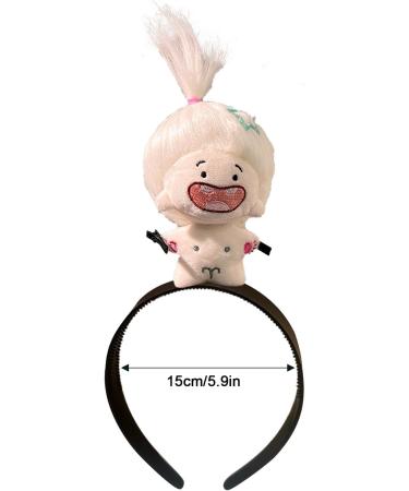 Doll Headband Plush Constellation Hairhoops Headband | Portable Doll Hair Headbands Hair Ornament Plush Doll Headdress for Children Kids Aries - Buy Online on GoSupps.com