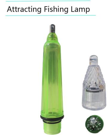 Deep Drop LED Underwater Fishing Light - Waterproof Fish Lamp for Bass Lure Attraction - Green - 3pcs - Buy Online on GoSupps.com