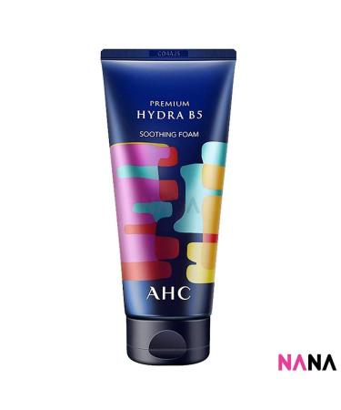 AHC Premium Hydra B5 Soothing Foam Cleanser 180ml - Moisturizing Panthenol for Soft Hydrated Skin | International Shipping Available - Buy Online on GoSupps.com