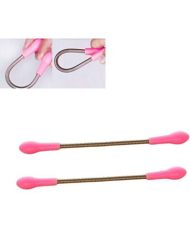 Portable Pink Facial Hair Remover Spring - Easy Bend Threading Tool for Makeup Beauty - Buy Online on GoSupps.com