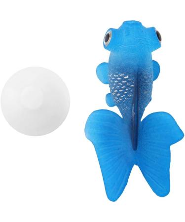 Buy Semme Plastic Floating Fish | Movable Aquarium Decoration | Blue Goldfish Pet Accessory - Buy Online on GoSupps.com