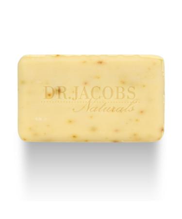 Dr Jacobs Naturals Pure Castile Bar Soap - Triple Milled Loofah Exfoliating Castile Bar Soap 5 oz. - Free of Parabens Sulfates Synthetics Gluten and GMO (Citrus Crush Cocktail)