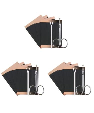 Beaupretty 3 Sets Beauty Stickers Female Double Eyelid Stick Eyelid Lift Strips Women Eyelid Pastes Double Eyelid Makeup Kit Double Eyelid Sticker Eyeliner Woman Patch Make up Fiber Strip