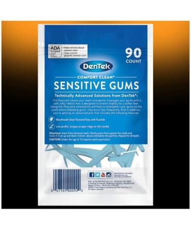Dentek Floss Picks Silk - 90 Pieces Bagged | Premium Dental Care for a Healthy Smile - International Shipping Available - Buy Online on GoSupps.com
