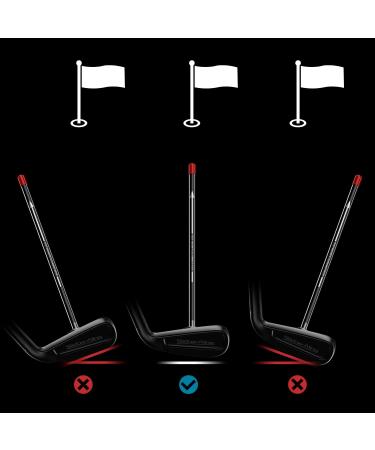 SisterAling Golf Magnetic Alignment Rods - Swing Training Aid for Perfecting Golf Shots | Visualize, Calibrate & Hit The Target with Precision - Ideal Golf Gift - Black - Buy Online on GoSupps.com