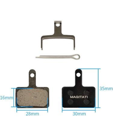 4 Pairs Resin Disc Brake Pads for TRP Tektro Shimano Deore - Compatible with Br-M575 M525 M515 T615 T675 M505 M495 M486 M485 M475 M465 M447 M446 M445 M416 M415 M395 M375 M315 M355 C601 C501 - Buy Online on GoSupps.com