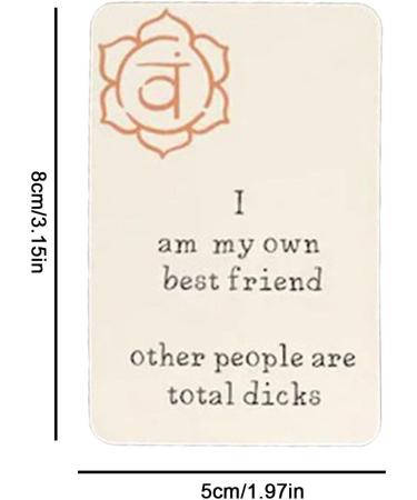Sweary Affirmation Cards for Self-Encouragement | Motivational Cards for Meditation & Mindfulness - Buy Online on GoSupps.com