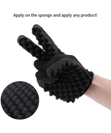 dijiusidy Curly Hair Barber Gloves Sponge Waves Twists Dreads Portable Home Dorm Hairdressing Twisting for Artists Beginner - Buy Online on GoSupps.com