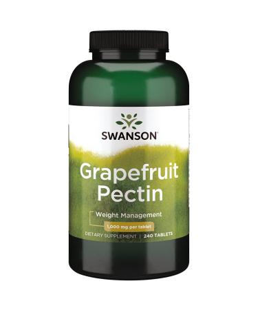 Swanson Grapefruit Pectin 1000 Milligrams 240 Tabs