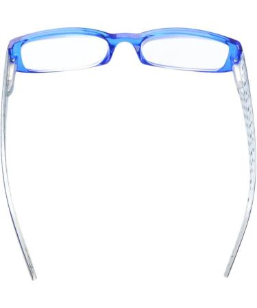 Eyekepper 5-Pack Spring Hinges Polka Dots Reading Glasses for Women - Blue +1.25 - Stylish & Comfortable Readers - Buy Online on GoSupps.com