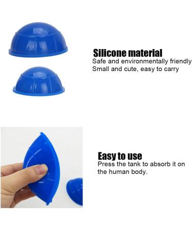Shop Cupping Therapy Set - Blue Silicone Cups for Muscle Pain Relief | Massage & Health Care Solutions - Buy Online on GoSupps.com