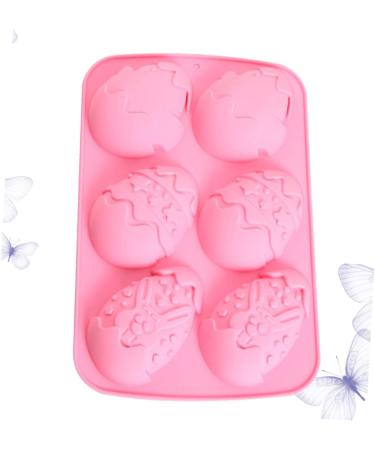 Milisten Cake Molds Silicone Cookie Stencil Silicone Gummy Molds DIY Soap Mold Cookie Molds Ice Cube Mold Candy Craft Mold Egg Candy Mold Baking Tool Supplies Pink Eggs Chocolate - Buy Online on GoSupps.com