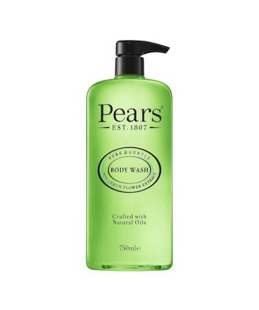 PEARS Pears Pure & Gentle Shower Gel 750 ml | Lemon Flower Extract | Gentle and Refreshing Shower Gel with Natural Oils