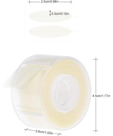 Eyelid Tape mewmewcat 500 Pairs Adhesive Invisible Double Fold Eyelid Tape Stickers Stripe Paste Clear Beige - Buy Online on GoSupps.com