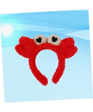 minkissy Animal Cosplay Headwear Plush Animal Hair Hoop Cosplay Animal Hair Hoop Sea Animal Costume Headband Plush Crab Headband Makeup Headband Hair Hoops Hair Accessories Make up Girl One Size Red - Buy Online on GoSupps.com
