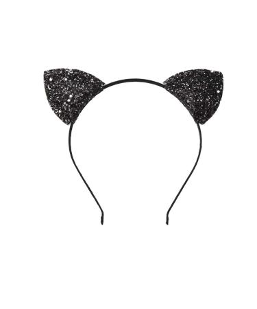 Delicate Glitter Leopard Cat Ears Headbands for Girls & Women - Pack of 5 - Buy Online on GoSupps.com