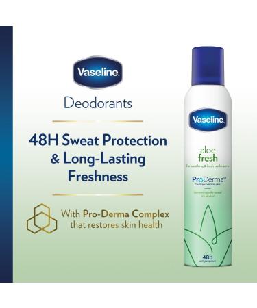 Vaseline Aloe Sensitive 48h 250 ml | 0 % d'alcool (lot de 6) 250 ml (Lot de 6) - Buy Online on GoSupps.com