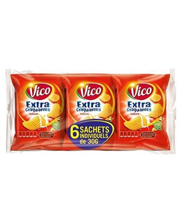 VICO - Extra Salty Chips 180G - (Pack of 4)