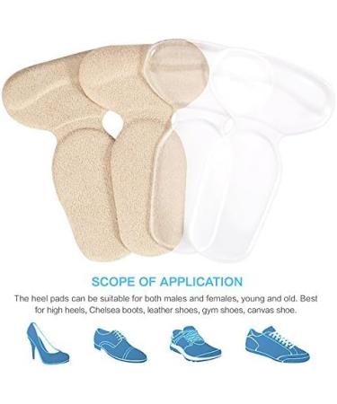 DOACT Heel Pillows - 2 Pairs Gel Inserts for Heel Pain Relief & Forefoot Support | Effective Heel Protection for Men & Women - Buy Online on GoSupps.com