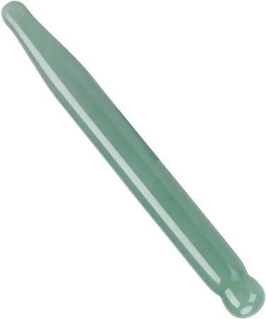 Crystal Gua Sha Massage Stick - Premium Green Massage Stone for Relaxation & Health Benefits - Buy Online on GoSupps.com