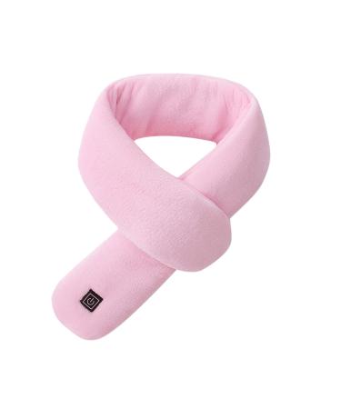 Neck heating pillow with neck pain warm rechargeable electrical scarf warmer intelligent neckline neck warmer cordless heating pink-a unit size