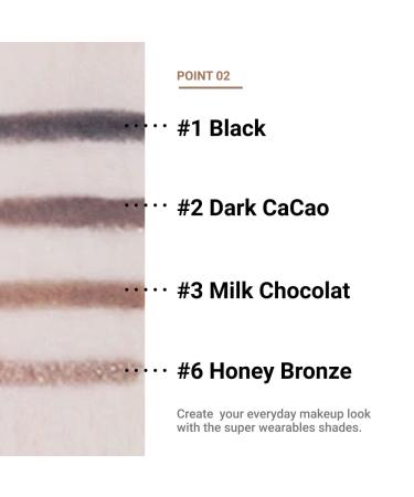ETUDE Proof 10 Gel Pencil Liner 0.3g - 6 Honey Bronze | Creamy Gel Texture Eyeliner for Precise Eye Makeup - Buy Online on GoSupps.com